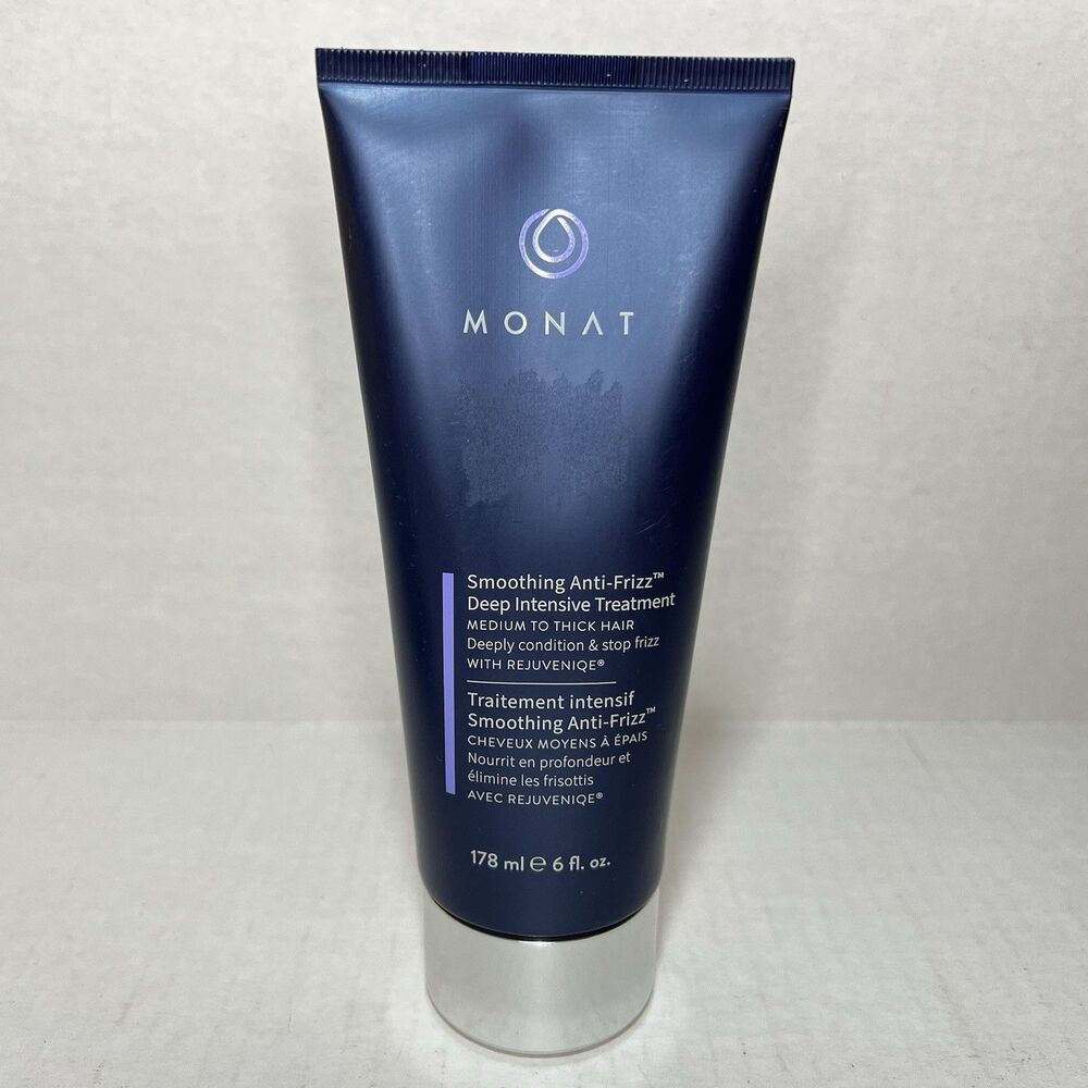 Monat Smoothing Anti-Frizz Deep Intensive Treatment Hair Rejuveniqe 6 oz Sealed